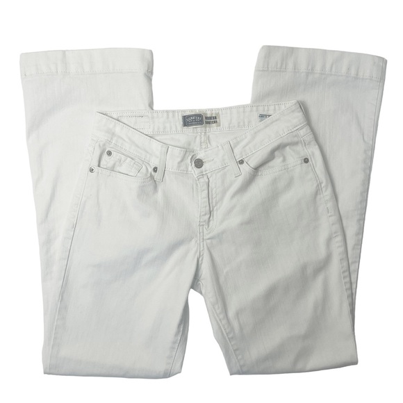 Levi Signature Modern Bootcut Jeans White Denim Women's Size 8 Short - Picture 4 of 12